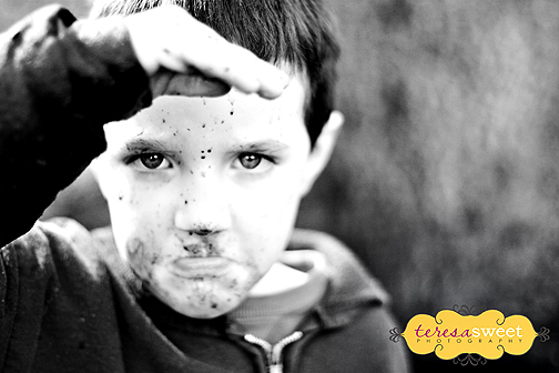 Justin Saluting...Ai Ai, Mommy! Justin Saluting...Ai Ai, Mommy!