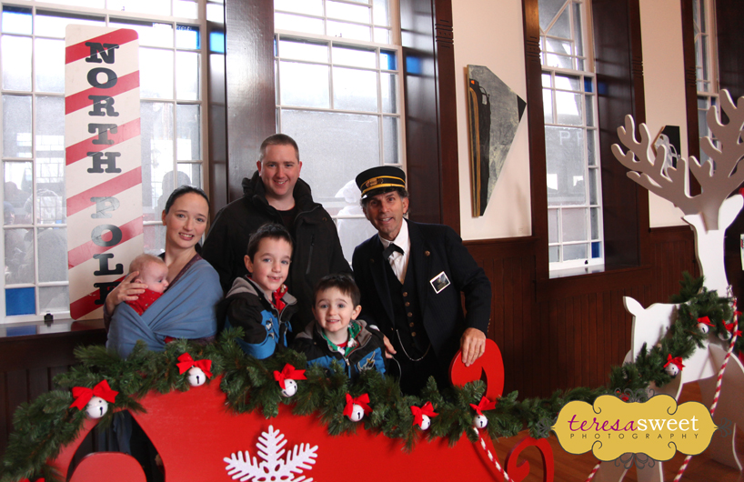 Our family & the conductor